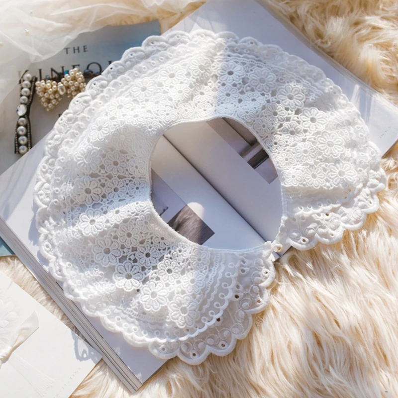 Women 3 Layer Embroidery Floral Lace Fake Collar Shawl Crochet Decorative Poncho N7MF
Women 3 Layer Embroidery Floral Lace Fake Collar Shawl Crochet Decorative Poncho N7MF