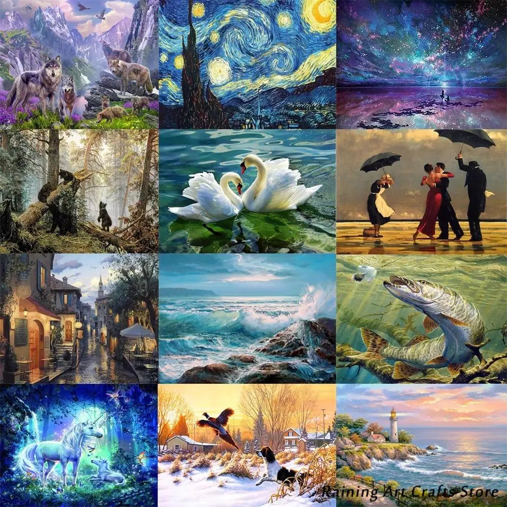 5D Diy Diamond Painting Landscape Embroidery Full Round Square Drill Cross Stitch Kits Mosaic Picture Handmade Crafts Home Decor
5D Diy Diamond Painting Landscape Embroidery Full Round Square Drill Cross Stitch Kits Mosaic Picture Handmade Crafts Home Decor