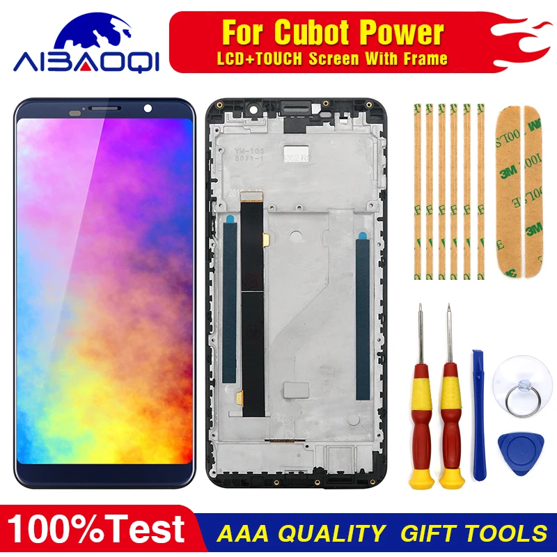 ЖК-дисплей с сенсорным экраном для Cubot Power, Android 8,1, 2160X1080, 5,99 дюйма
ЖК-дисплей с сенсорным экраном для Cubot Power, Android 8,1, 2160X1080, 5,99 дюйма