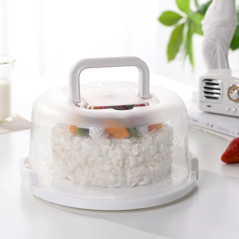 Portable Cake Storage Box Round Birthday Cake Box Kitchen Wedding Baking Container DA
Portable Cake Storage Box Round Birthday Cake Box Kitchen Wedding Baking Container DA