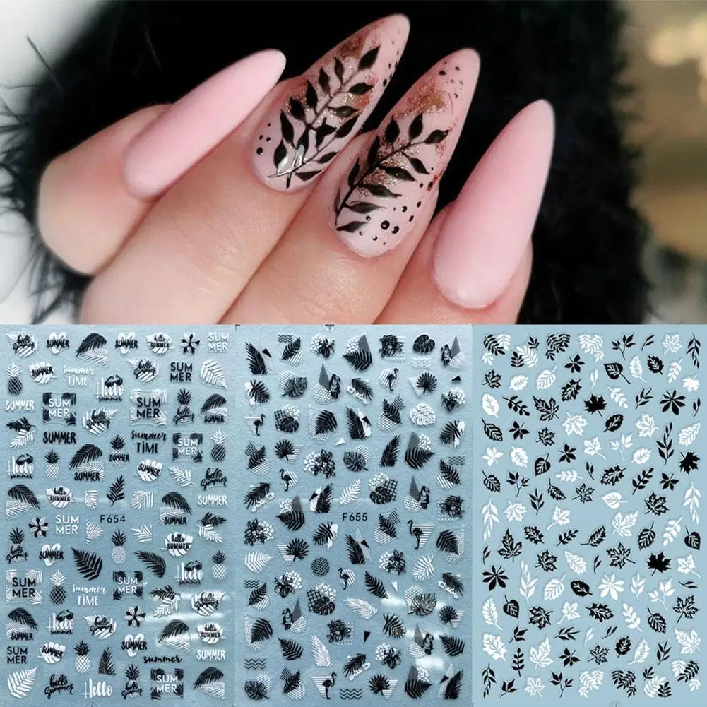 3D DIY Sticker Leaf Leaves Flower Stickers For Nails Holographic Transfer Decal Spring Summer Series Slider Style Letters
3D DIY Sticker Leaf Leaves Flower Stickers For Nails Holographic Transfer Decal Spring Summer Series Slider Style Letters