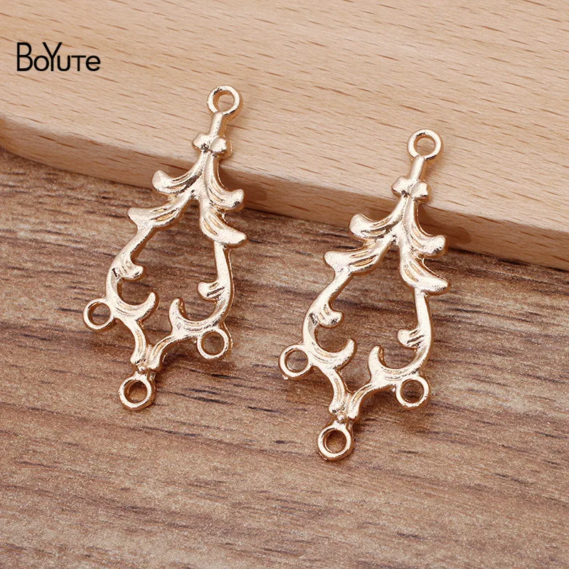 BoYuTe (50 Pieces/Lot) 16*36MM Metal Alloy Flower Connector Materials DIY Hand Made Jewelry Accessories Parts 
BoYuTe (50 Pieces/Lot) 16*36MM Metal Alloy Flower Connector Materials DIY Hand Made Jewelry Accessories Parts