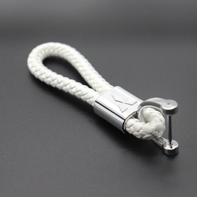 Car woven keychain leather thread keychain Mitsubishi-logo car pendant creative gift horseshoe buckle key ring
Car woven keychain leather thread keychain Mitsubishi-logo car pendant creative gift horseshoe buckle key ring