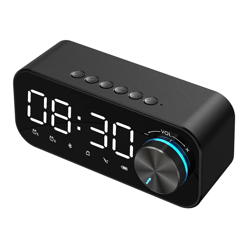 Wireless Bluetooth Alarm Clock Speaker, High Volume, Heavy Bass, Luminous, Multifunctional Home Desktop Mini Speaker
Wireless Bluetooth Alarm Clock Speaker, High Volume, Heavy Bass, Luminous, Multifunctional Home Desktop Mini Speaker
