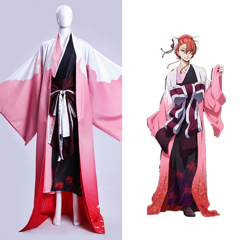 Anime Bungo Stray Dogs figure Ozaki Koyo Higannbana Kimono Cosplay Costume Tailor Made Cosplay Kimono Halloween Party
Anime Bungo Stray Dogs figure Ozaki Koyo Higannbana Kimono Cosplay Costume Tailor Made Cosplay Kimono Halloween Party