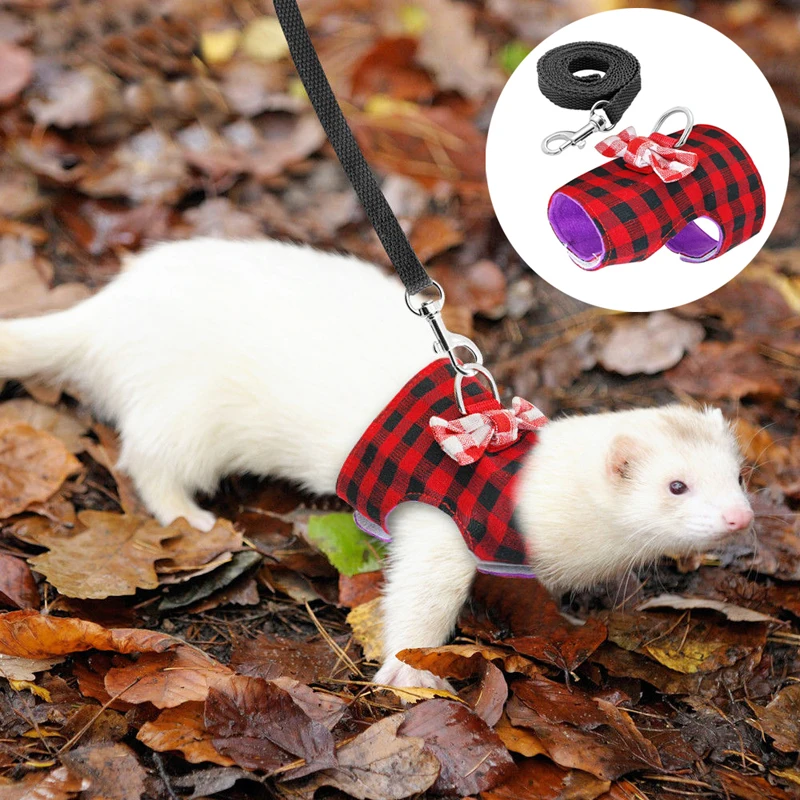 Hamster Small Pet Harness Leash Set Rabbit Bowtie Chest Strap Striped Star Harness Vest Leash Traction Rope For Baby Ferrets Rat
Hamster Small Pet Harness Leash Set Rabbit Bowtie Chest Strap Striped Star Harness Vest Leash Traction Rope For Baby Ferrets Rat