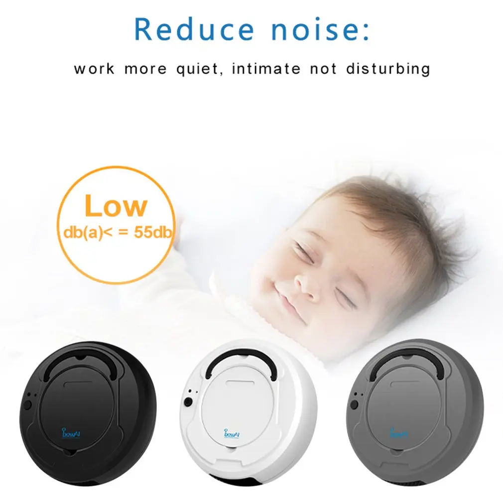 USB Rechargeable Robot Vacuum Cleaner 1800Pa Strong Suction Smart Sweeper Cleaning Tools For Home Appliance | Бытовая техника