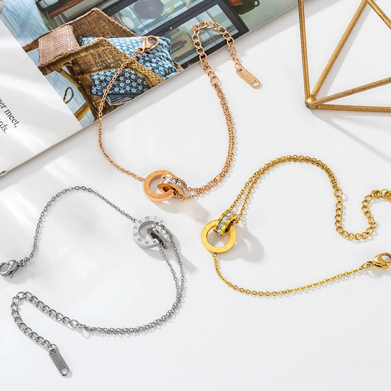 Heytree Luxury Elegant Crystal Chain Bracelet On Hand Roman Number Stainless Steel Bracelet For Women 2021 Trend Fashion Jewelry
Heytree Luxury Elegant Crystal Chain Bracelet On Hand Roman Number Stainless Steel Bracelet For Women 2021 Trend Fashion Jewelry