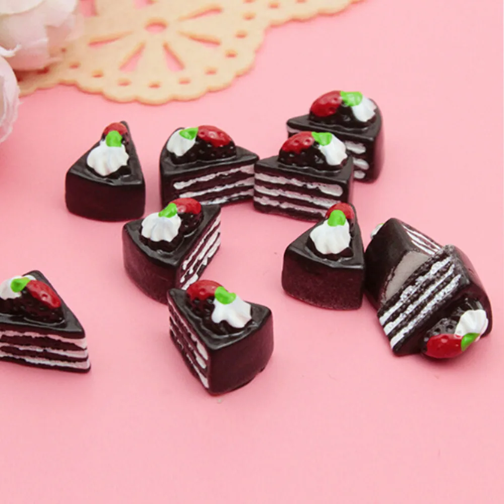 10 шт. кукольный домик торты Kawaii Сделай Сам миниатюрная искусственная кукольная