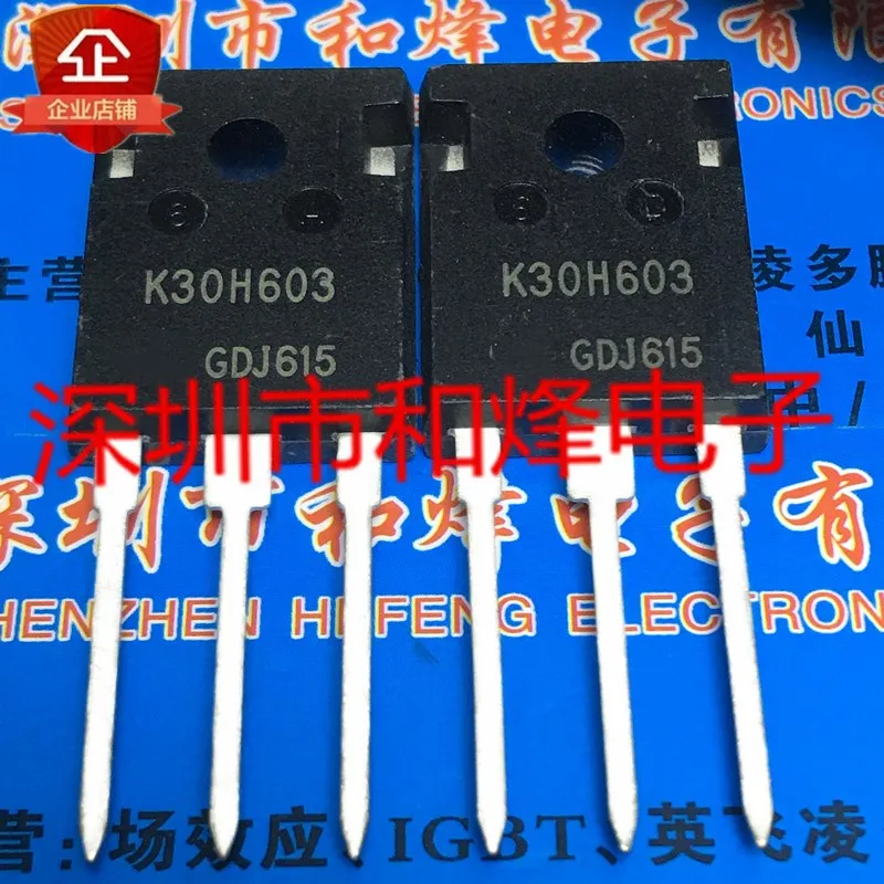 Original 2pcs/ K30H603 IKW30N60H3 TO-247 600V 30A 
Original 2pcs/ K30H603 IKW30N60H3 TO-247 600V 30A