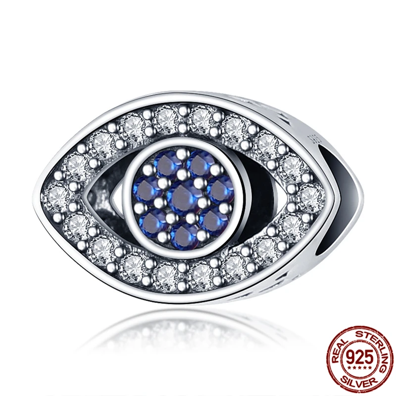 100% Real 925 Sterling Silver Diamond-studded Blue Eye Fit Original 3mm Bracelet&Bangle Making Fashion DIY Jewelry For Women
100% Real 925 Sterling Silver Diamond-studded Blue Eye Fit Original 3mm Bracelet&Bangle Making Fashion DIY Jewelry For Women