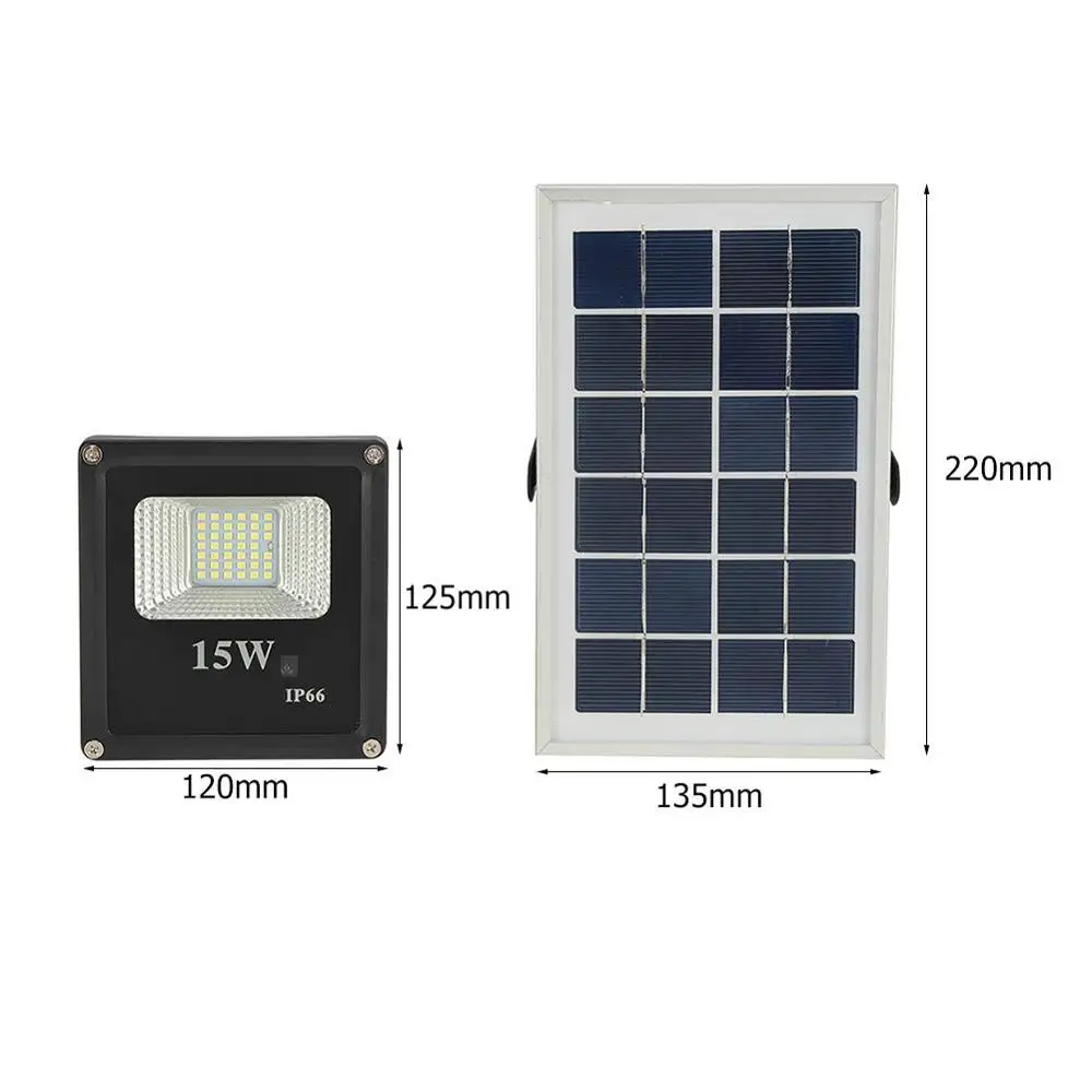 15W Wall Lights 41LED Floodlight Outdoor Spotlight Garden Decor Lamp Remote Control Solar Panel Garden Street Walls Light
15W Wall Lights 41LED Floodlight Outdoor Spotlight Garden Decor Lamp Remote Control Solar Panel Garden Street Walls Light