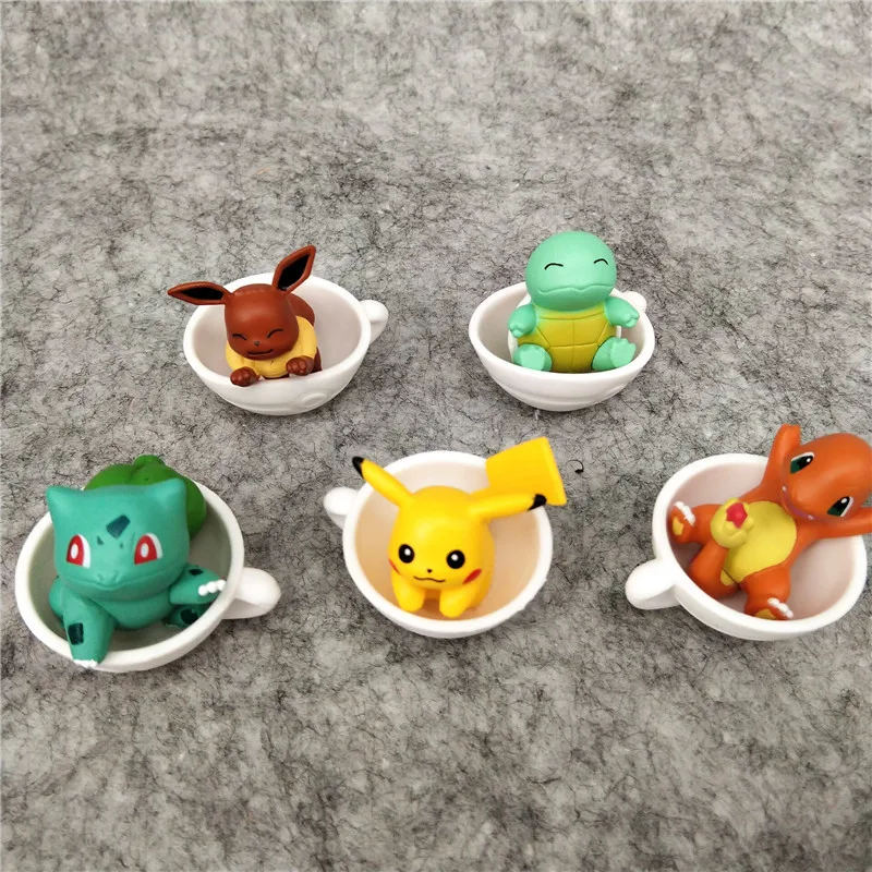 Pokemon 5Pcs Anime Figures Pkq Teacup Elf Cute Doll Pvc Model Ornaments Puppets Peripherals Japan Cartoon Christmas Toys New
Pokemon 5Pcs Anime Figures Pkq Teacup Elf Cute Doll Pvc Model Ornaments Puppets Peripherals Japan Cartoon Christmas Toys New