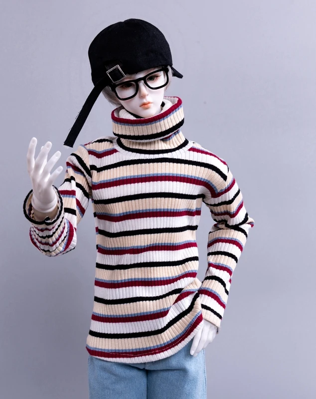 BJD doll clothes suitable for 1/3 1/4 popo68 size knitted striped sweater doll accessories
BJD doll clothes suitable for 1/3 1/4 popo68 size knitted striped sweater doll accessories