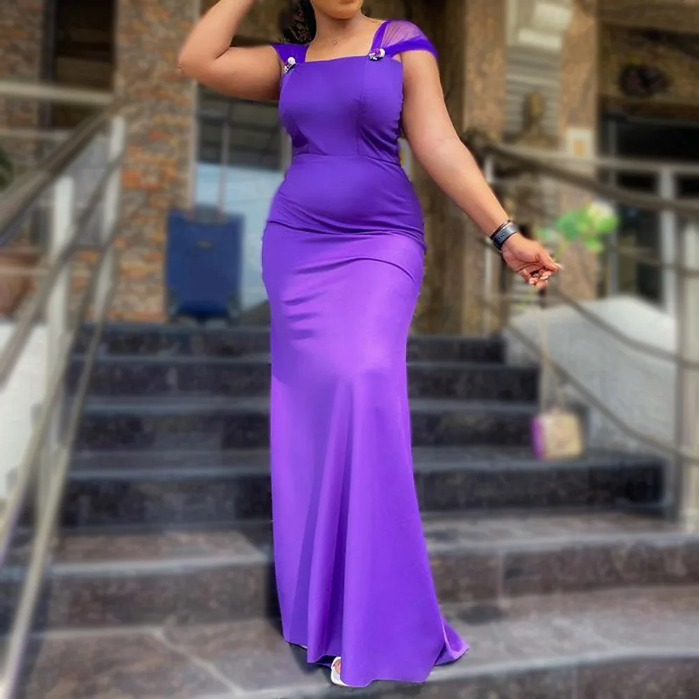 Elegant Party Dresses Long Women Bodycon Sexy Purple Fashion Patchwork Ladies Formal Dinner Night Dress Female Maxi Dress
Elegant Party Dresses Long Women Bodycon Sexy Purple Fashion Patchwork Ladies Formal Dinner Night Dress Female Maxi Dress