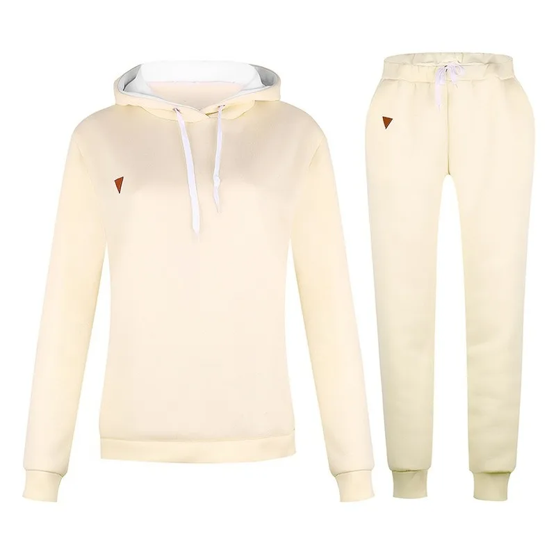 European and American New Winter Women's Loose Sports Hooded Hoodie Suit Two Piece Set Women Crop Top Clothes
European and American New Winter Women's Loose Sports Hooded Hoodie Suit Two Piece Set Women Crop Top Clothes