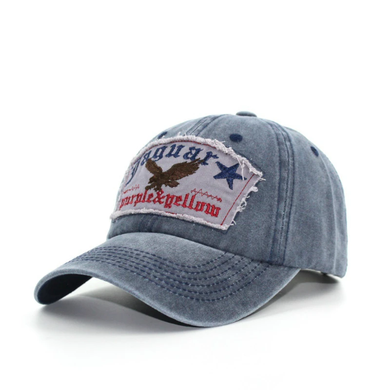 Spring New Style Cotton Denim Patchwork Unisex Embroidery Baseball Cap Street Music Style Hat Trucker Hat Curved Rebound Hat
Spring New Style Cotton Denim Patchwork Unisex Embroidery Baseball Cap Street Music Style Hat Trucker Hat Curved Rebound Hat