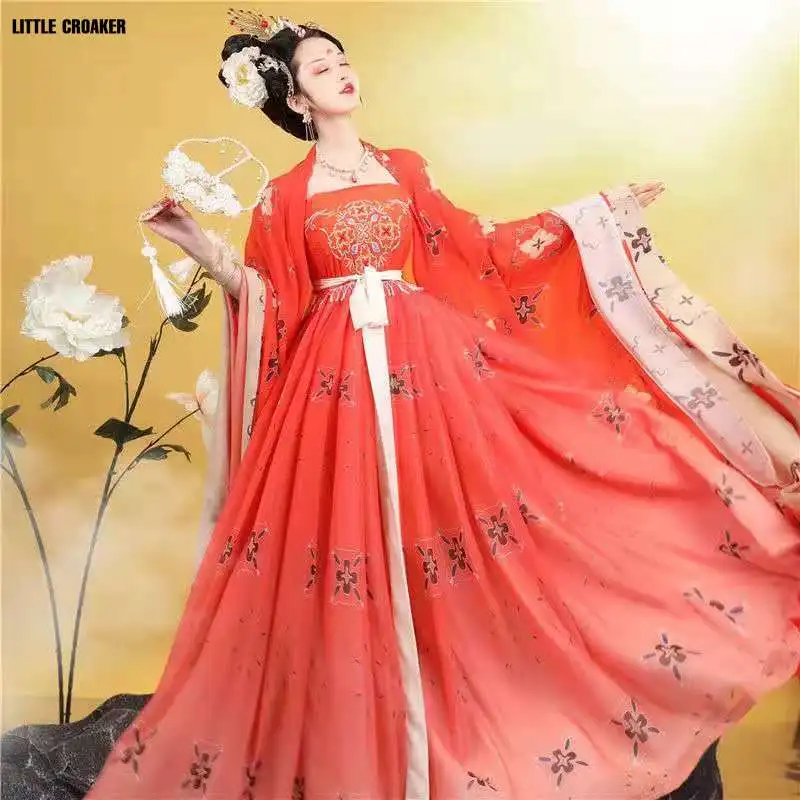 Women's Plus Size Halloween Costume Tang Dynasty Hanfu Chinese Traditional Fairy Dresses Cosplay Embroidered Chebula Woman Skirt
Women's Plus Size Halloween Costume Tang Dynasty Hanfu Chinese Traditional Fairy Dresses Cosplay Embroidered Chebula Woman Skirt