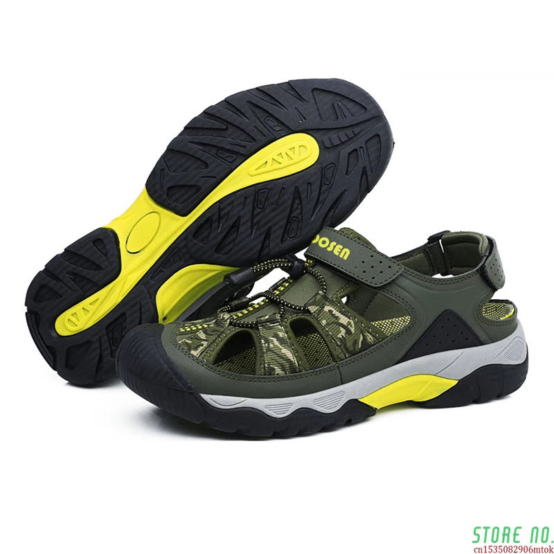 Men's Sandals Breathable Beach Hiking Shoes Thick Sole Closed Toe Aqua Shoes Casual For Fishing
Men's Sandals Breathable Beach Hiking Shoes Thick Sole Closed Toe Aqua Shoes Casual For Fishing