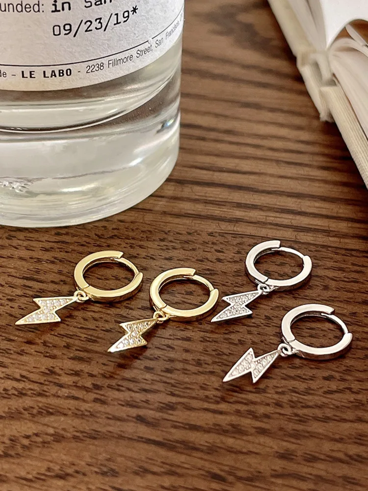925 Sterling Silver Lightning Design Drop Earring Gift For Women Minimalist Personalized Boho Vintage Accessories Fine Jewellery
925 Sterling Silver Lightning Design Drop Earring Gift For Women Minimalist Personalized Boho Vintage Accessories Fine Jewellery