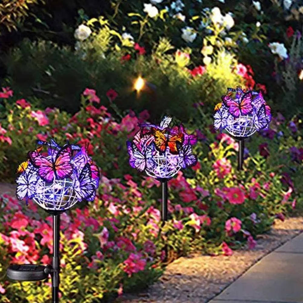 Flashlight Butterfly Backyard Pathway Decoration Durable Auto Light Up Solar Powered Yard Lamp Garden Room Lighting Lawn Decorat
Flashlight Butterfly Backyard Pathway Decoration Durable Auto Light Up Solar Powered Yard Lamp Garden Room Lighting Lawn Decorat