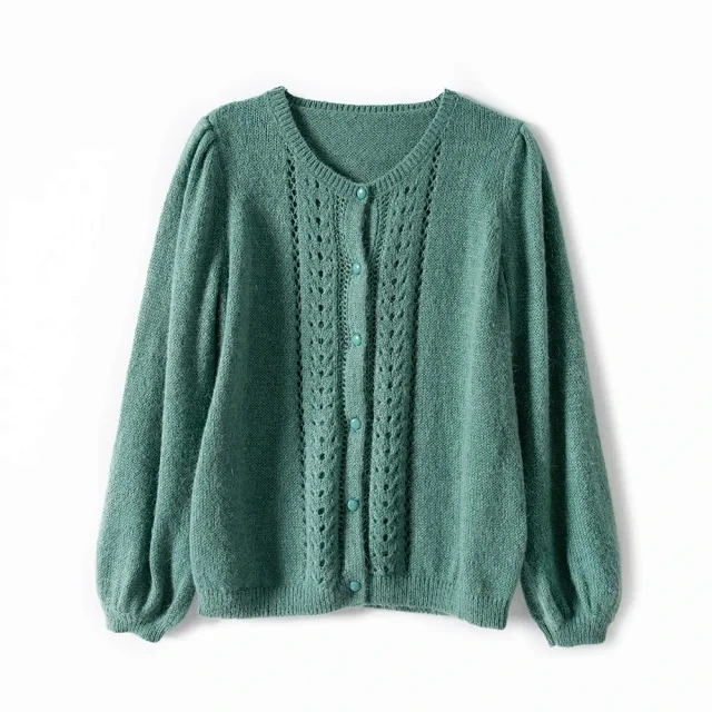Women Mohair Cardigan 2020 Spring Autumn Knitted Sweater hollow out single-breasted Coat outwear top Female knitwear
Women Mohair Cardigan 2020 Spring Autumn Knitted Sweater hollow out single-breasted Coat outwear top Female knitwear