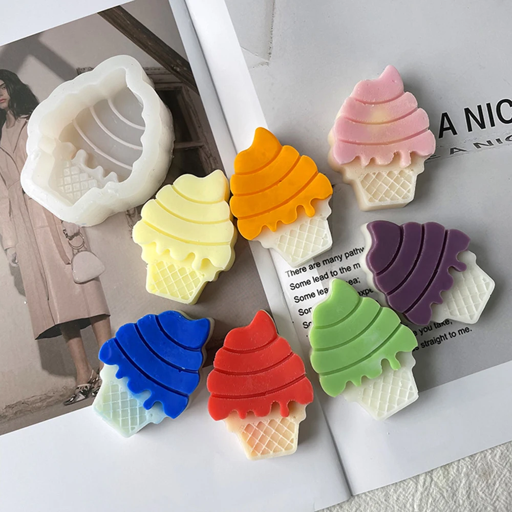 Cone Ice Cream Crystal Epoxy Silicone Mold Scented Candle Plaster Diy Cake Decoration Chocolate Fondant Mould Baking Mold
Cone Ice Cream Crystal Epoxy Silicone Mold Scented Candle Plaster Diy Cake Decoration Chocolate Fondant Mould Baking Mold