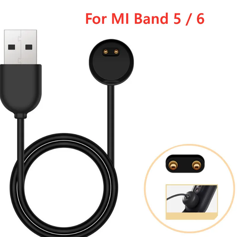 

Adaptador de carregador fio para xiaomi mi banda 6 5 4 miband 3 pulseira inteligente mi banda 5 cabo de carregamento cabo band3