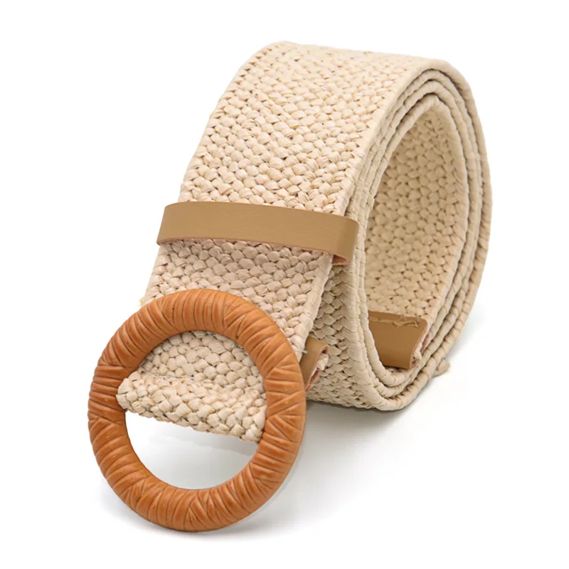Summer Women Knitted Wooden Buckle Braided Belt Vintage Leopard Buckle Linen Weave Bohemian Wide Belts Fake Straw Waist Belts
Summer Women Knitted Wooden Buckle Braided Belt Vintage Leopard Buckle Linen Weave Bohemian Wide Belts Fake Straw Waist Belts