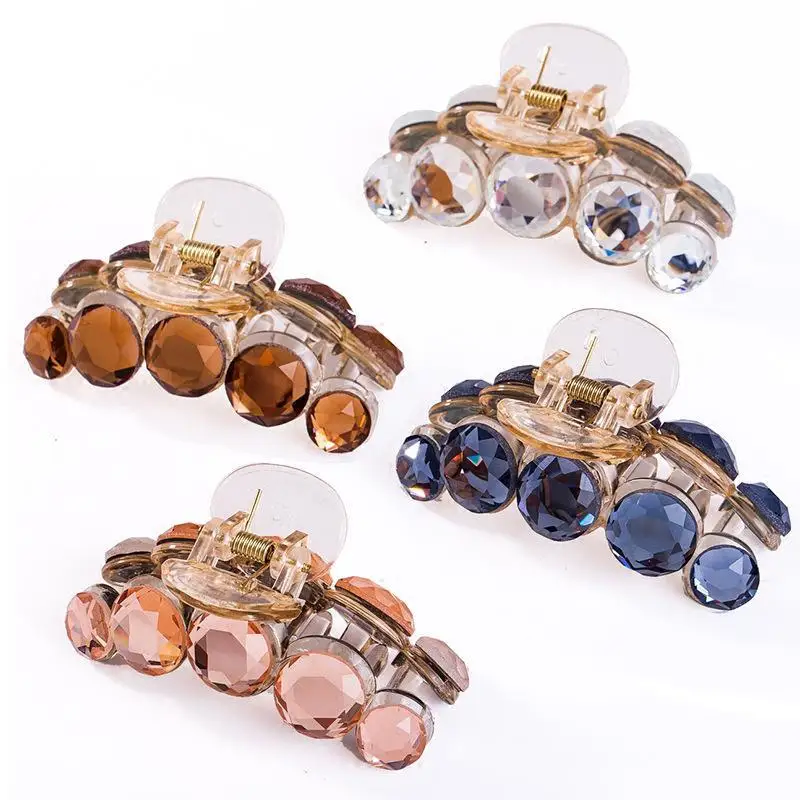 Big Rhinestone Hair Claws Crab Hairpins Crystal Hair Clips Barrettes Ponytail Women Hair Accessories Ornaments Hairgrip
Big Rhinestone Hair Claws Crab Hairpins Crystal Hair Clips Barrettes Ponytail Women Hair Accessories Ornaments Hairgrip