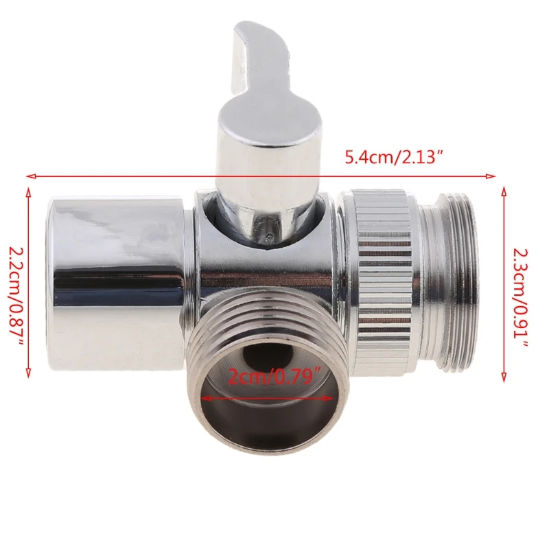 Bathroom Kitchen Brass Sink Valve Diverter Faucet Splitter to Hose Adapter M22 X M24 
Bathroom Kitchen Brass Sink Valve Diverter Faucet Splitter to Hose Adapter M22 X M24