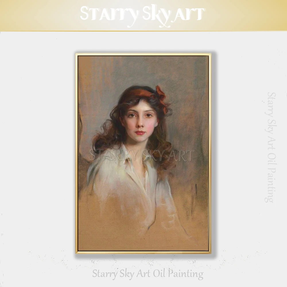 Excellent Hand-painted Beauty Lady Figure Oil Painting on Canvas Amazing Beauty Lady Portrait Oil Painting for Wall Decoration
Excellent Hand-painted Beauty Lady Figure Oil Painting on Canvas Amazing Beauty Lady Portrait Oil Painting for Wall Decoration