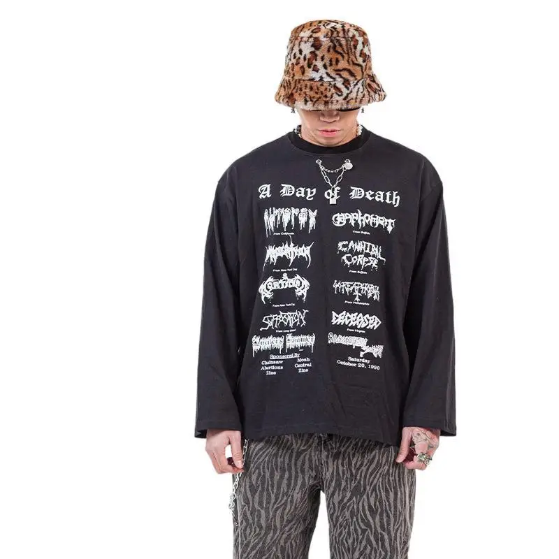 Vivgae fashion men's color contrast printing design feeling base 2021 new long sleeve loose top T-shirt for men
Vivgae fashion men's color contrast printing design feeling base 2021 new long sleeve loose top T-shirt for men