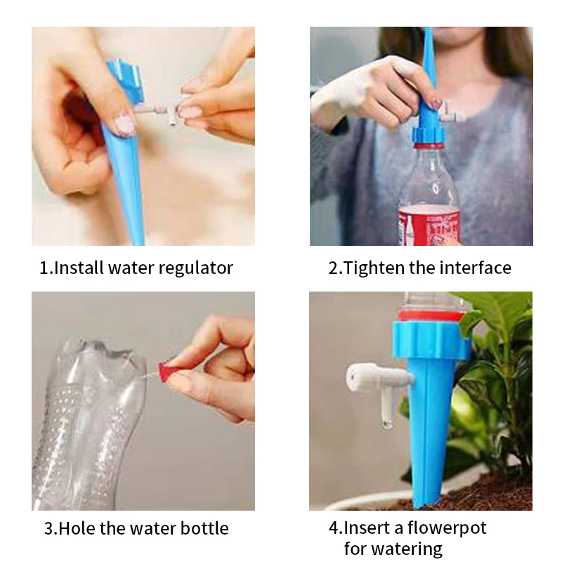 Gardening Watering Equipment Drip Irrigation system Plant Waterers DIY Automatic Drip Water Spikes Taper Watering Plants
Gardening Watering Equipment Drip Irrigation system Plant Waterers DIY Automatic Drip Water Spikes Taper Watering Plants
