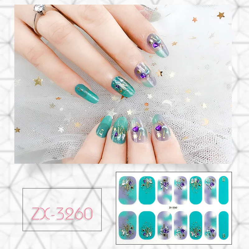 Wholesale 14Pcs/sheet Nail Stickers 3D Diamonds Nail Sticker for Women Girls Nails Art M3
Wholesale 14Pcs/sheet Nail Stickers 3D Diamonds Nail Sticker for Women Girls Nails Art M3