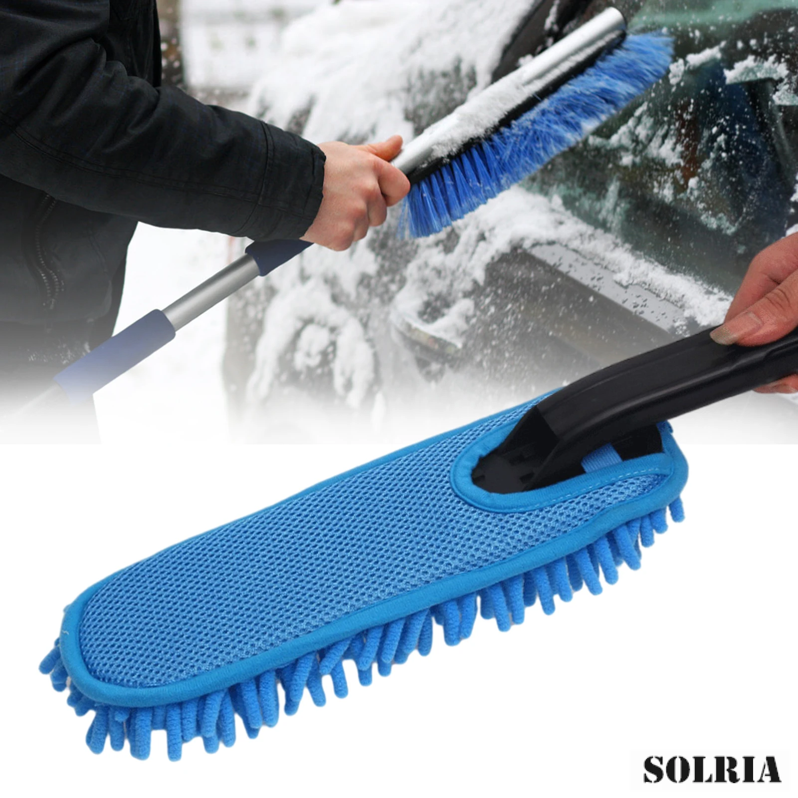 3-in-1 Detachable Car Snow Shovel Set, Multi-purpose Deicing and Snow Brushing Car Brush Aluminum Alloy Snow Brushes Soft Hair
3-in-1 Detachable Car Snow Shovel Set, Multi-purpose Deicing and Snow Brushing Car Brush Aluminum Alloy Snow Brushes Soft Hair