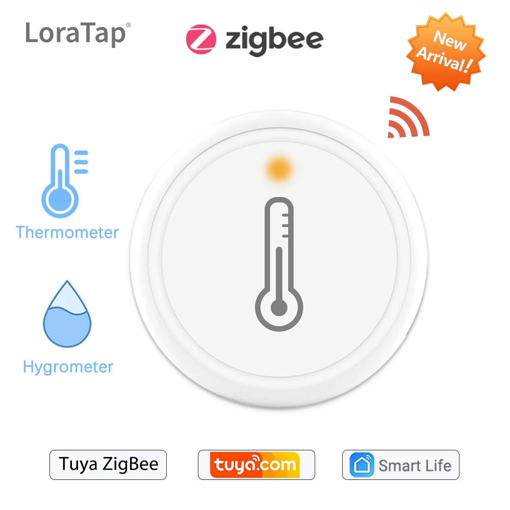 Tuya ZigBee 3.0 беспроводной датчик температуры и влажности совместим с умным домашним помощником Google Echo Alexa Voice DIY
Tuya ZigBee 3.0 беспроводной датчик температуры и влажности совместим с умным домашним помощником Google Echo Alexa Voice DIY