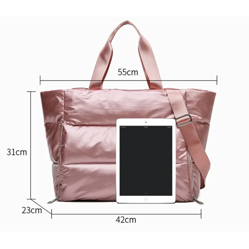 2020 Women's shoulder bag motorcycle bag new winter air bag handbag down bag exquisite cloth bag female bag sports bag Yoga bag
2020 Women's shoulder bag motorcycle bag new winter air bag handbag down bag exquisite cloth bag female bag sports bag Yoga bag