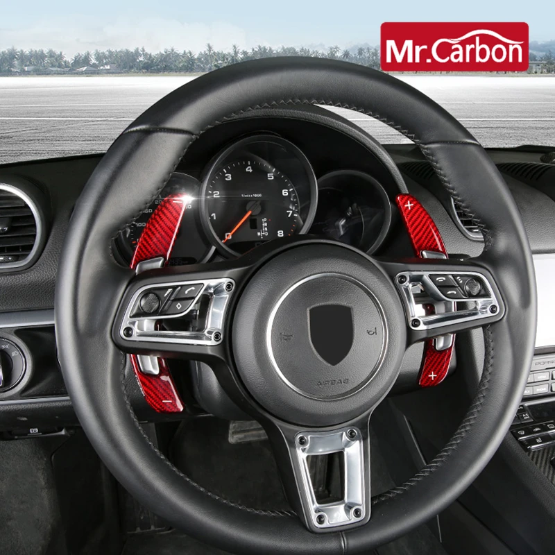 Carbon fiber steering wheel shift paddles For Porsche macan911 718 new Cayenne Palamela Interior decoration Accessories
Carbon fiber steering wheel shift paddles For Porsche macan911 718 new Cayenne Palamela Interior decoration Accessories