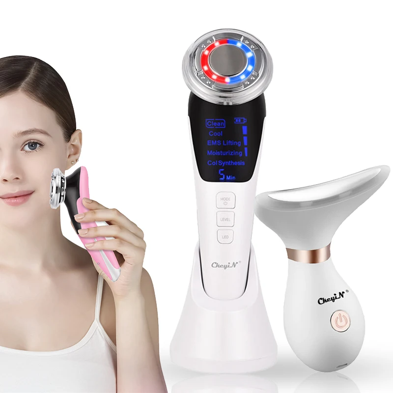 CkeyiN EMS LED фотонная терапия лица RF светильник ультразвуковой горячий Прохладный массажер омоложение кожи подтяжка лица Подтяжка красота ухо...
CkeyiN EMS LED фотонная терапия лица RF светильник ультразвуковой горячий Прохладный массажер омоложение кожи подтяжка лица Подтяжка красота ухо...