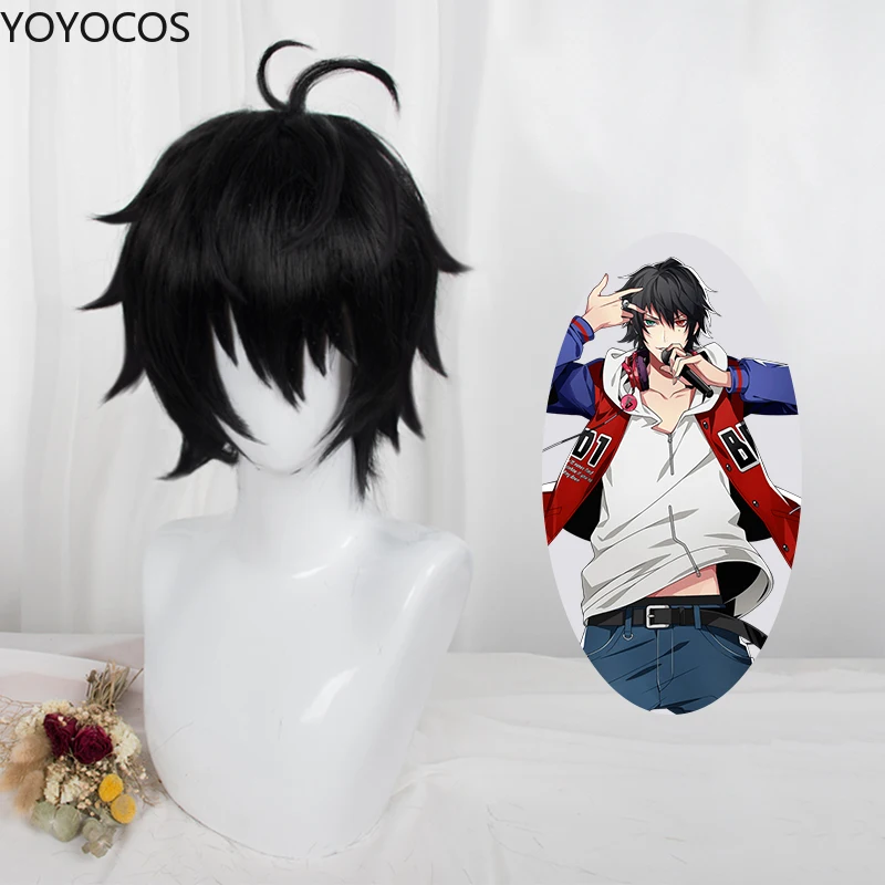 Yamada Ichiro Cosplay Wig DRB HypnosisMic Division Rap Battle Cosplay Black Short Hair Heat Resistant Synthetic Hair + Hairnet
Yamada Ichiro Cosplay Wig DRB HypnosisMic Division Rap Battle Cosplay Black Short Hair Heat Resistant Synthetic Hair + Hairnet