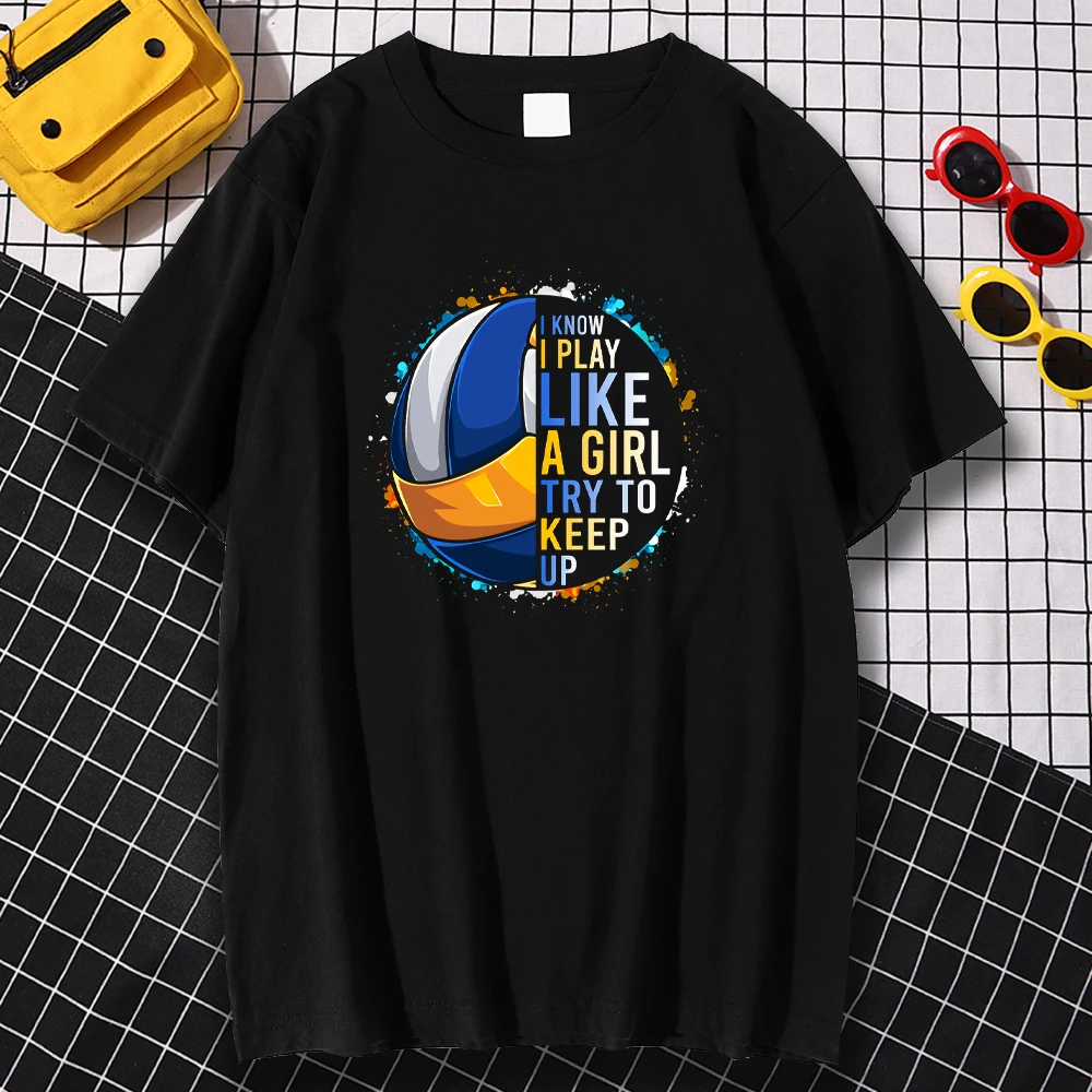 Volleyball Design Print T-shirts Woman Summer Casual Vintage T Shirts Fit Loose Temperament Tshirt Kawaii O Neck Female Tshirts
Volleyball Design Print T-shirts Woman Summer Casual Vintage T Shirts Fit Loose Temperament Tshirt Kawaii O Neck Female Tshirts