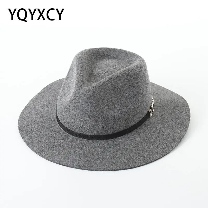 Шерстяная женская шапка Fedora, осенне-зимние шапки для женщин с широкими полями, женская шапка с надписью «Devil», кожаная цепочка, Женская винта...
Шерстяная женская шапка Fedora, осенне-зимние шапки для женщин с широкими полями, женская шапка с надписью «Devil», кожаная цепочка, Женская винта...