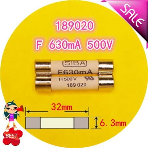 The fuse tube F630mA 6 x32mm H500V 189020 7006563 fast fuse molten core
The fuse tube F630mA 6 x32mm H500V 189020 7006563 fast fuse molten core