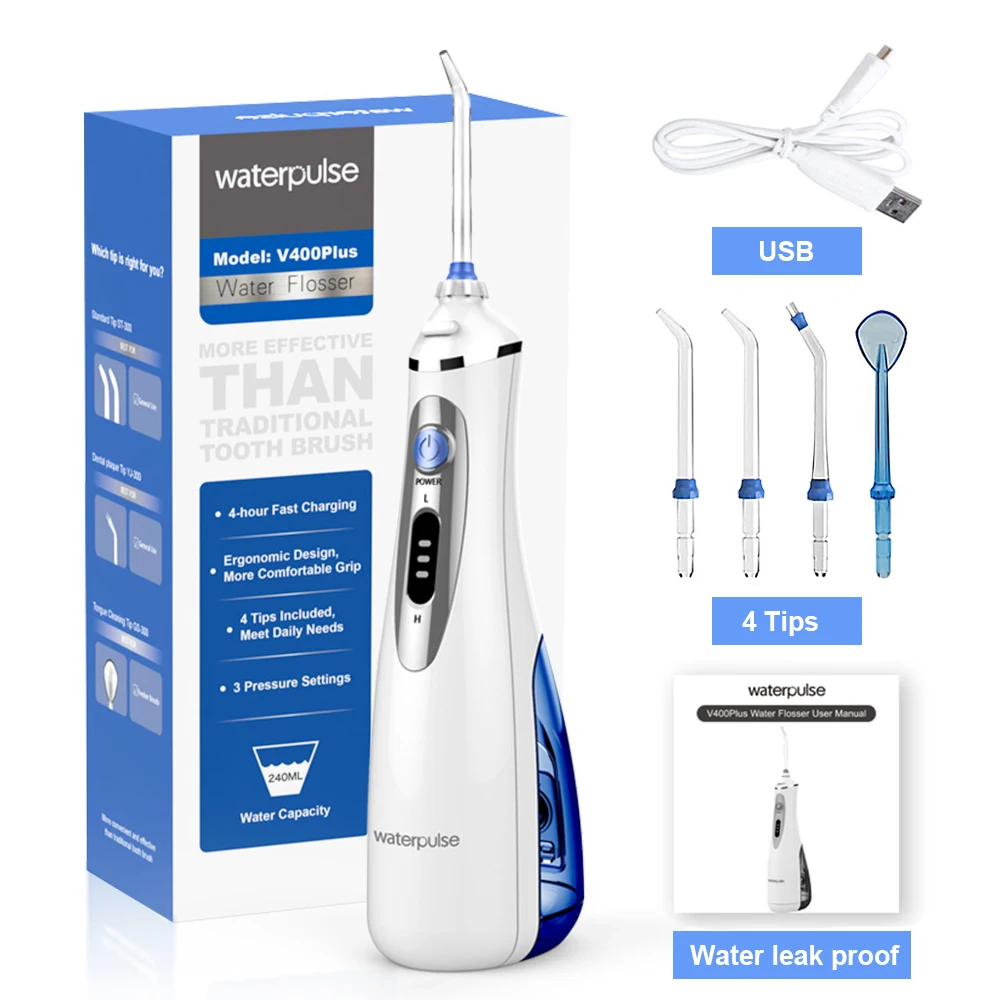 Waterpulse V400plus взрослых Электрический Ирригатор для полости рта 3 режима Портативный USB Перезаряжаемые Электрический струйный чистящее средст...
Waterpulse V400plus взрослых Электрический Ирригатор для полости рта 3 режима Портативный USB Перезаряжаемые Электрический струйный чистящее средст...