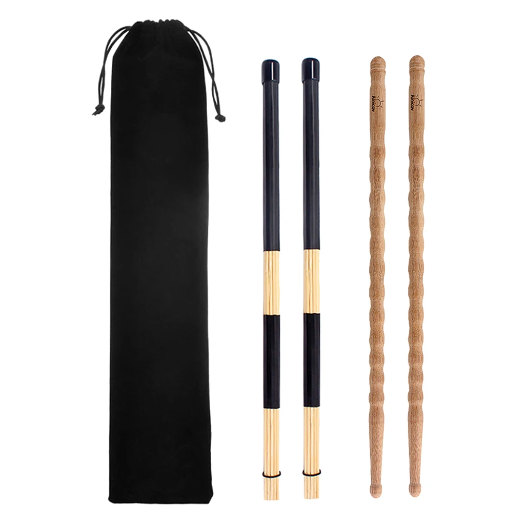 Set of Maple Wood 5A Drumsticks Rod Brush Sticks With Flannelette Bag for Drum
Set of Maple Wood 5A Drumsticks Rod Brush Sticks With Flannelette Bag for Drum