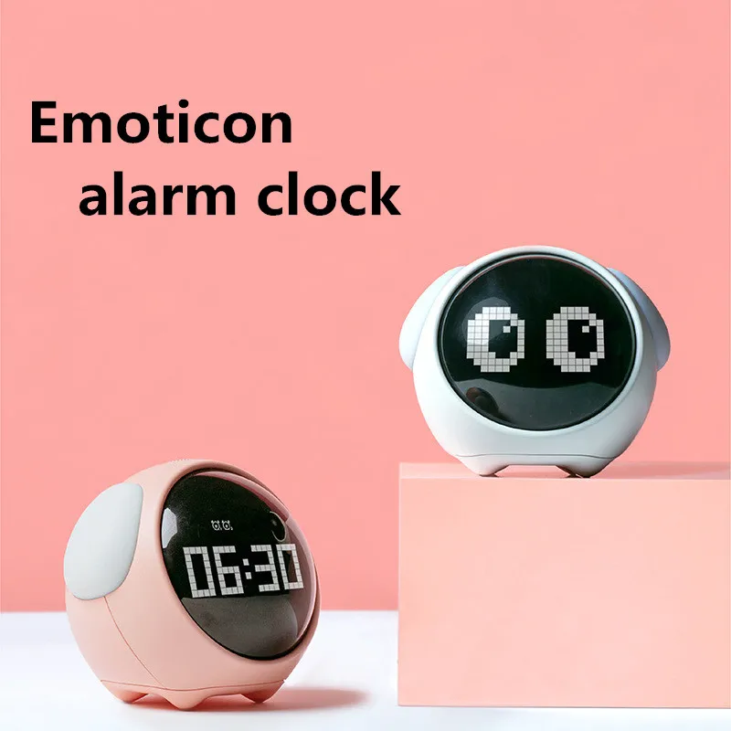Smart Kids Digital Clock Pixel Cute Expression Alarm Clock Night Light LED Snooze Chargeable Sleep Trainer Multi Function Child
Smart Kids Digital Clock Pixel Cute Expression Alarm Clock Night Light LED Snooze Chargeable Sleep Trainer Multi Function Child
