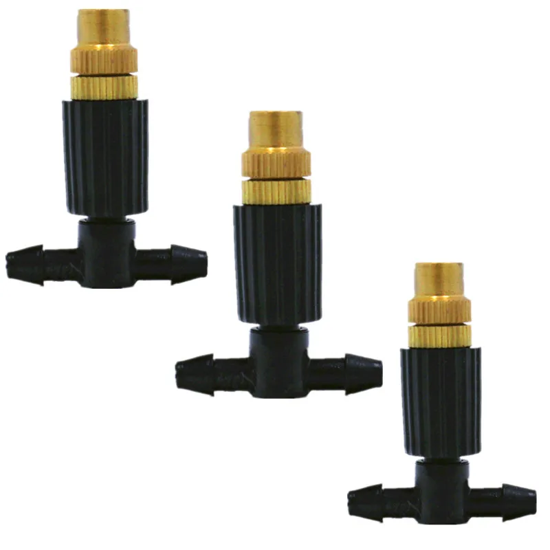 20pcs Brass Misting Sprinkler With 1/4" Barb Tee For Home Watering Adjustable Nozzle Micro Irrigation Dripper Sprayer
20pcs Brass Misting Sprinkler With 1/4" Barb Tee For Home Watering Adjustable Nozzle Micro Irrigation Dripper Sprayer