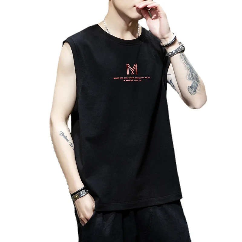 Vest Men's 2021 New Summer Loose Sleeveless T-shirt Ice Silk Sports Bottoming Shirt
Vest Men's 2021 New Summer Loose Sleeveless T-shirt Ice Silk Sports Bottoming Shirt