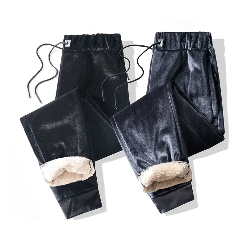 Кашемировые мужские брюки, зимние теплые брюки для бега, мужские Модные Повседневные утепленные спортивные брюки, мужские брендовые
Кашемировые мужские брюки, зимние теплые брюки для бега, мужские Модные Повседневные утепленные спортивные брюки, мужские брендовые